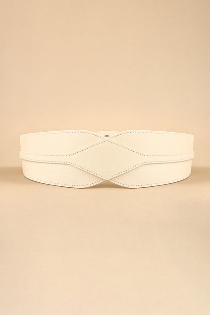 Elastic Wide PU Belt Carauana Store