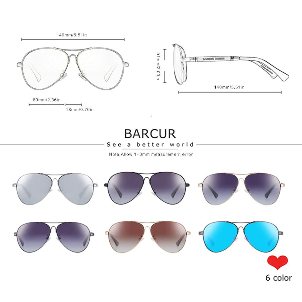 BARCUR Design Titanium Alloy Polarized Carauana Store