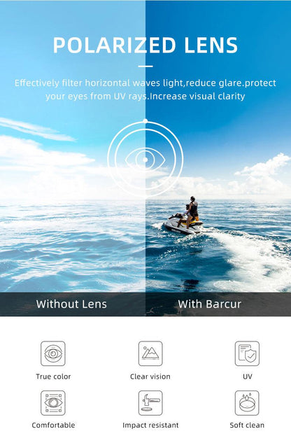 BARCUR Design Titanium Alloy Polarized Carauana Store