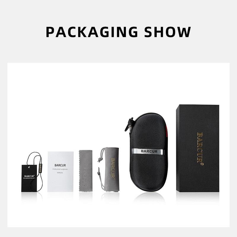 BARCUR Pilot Night View Sunglasses Polarized Carauana Store