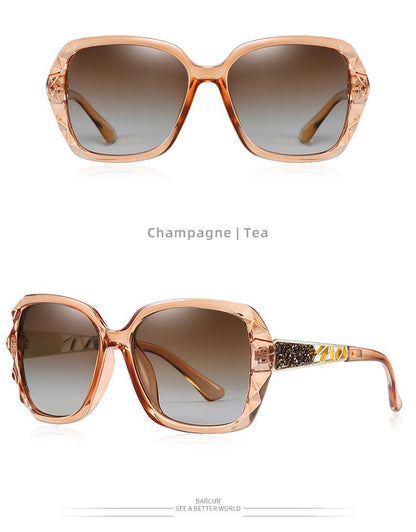 BARCUR Sunglasses Fashion Polarized For Ladies UV400 Protection Carauana Store