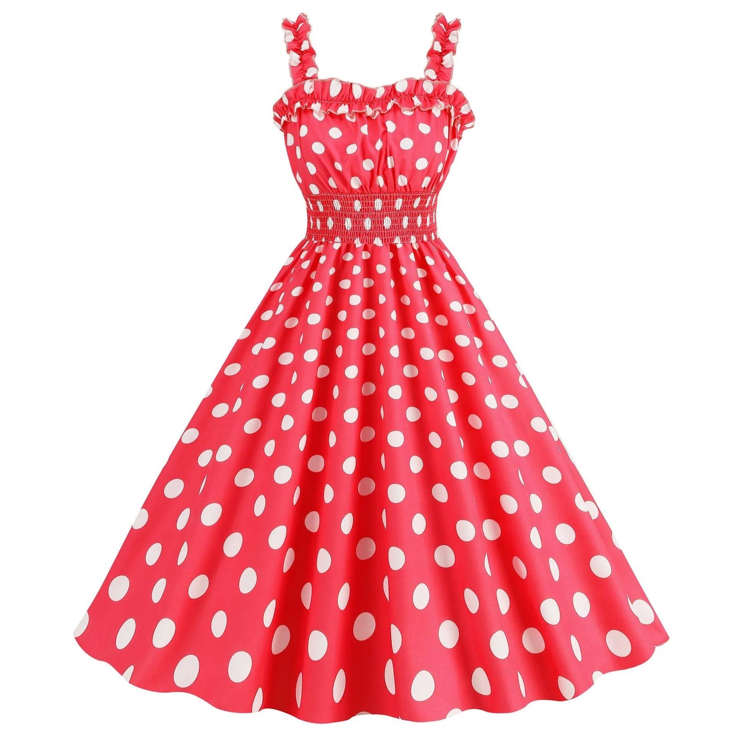 Barbie pink Dress - with a pink plaid pattern 2023 - trendy Strapless Cocktail Rockabilly Party Swing Sweet Girls for cocktail parties and rockabilly events Carauana Store