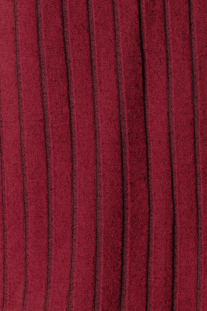 Basic Bae Full Size Ribbed Round Neck Long Sleeve Slit Top Carauana Store