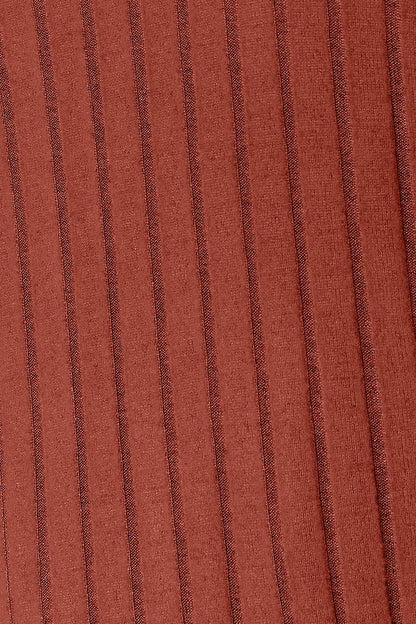 Basic Bae Full Size Ribbed Round Neck Slit Knit Top Carauana Store