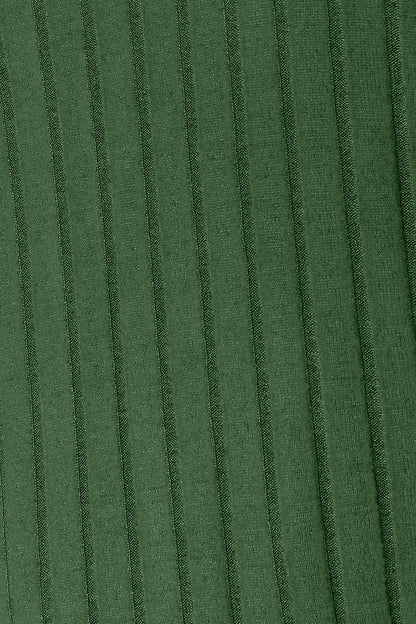 Basic Bae Full Size Ribbed Round Neck Slit Knit Top Carauana Store