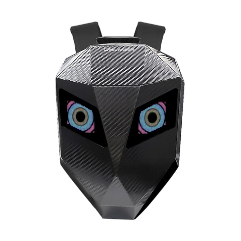 🏍️ CRELANDER Knight LED Motorcycle Laptop Backpack – Waterproof Hard Shell 🎒