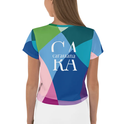 Carauana Crop Tee Blue Carauana Store