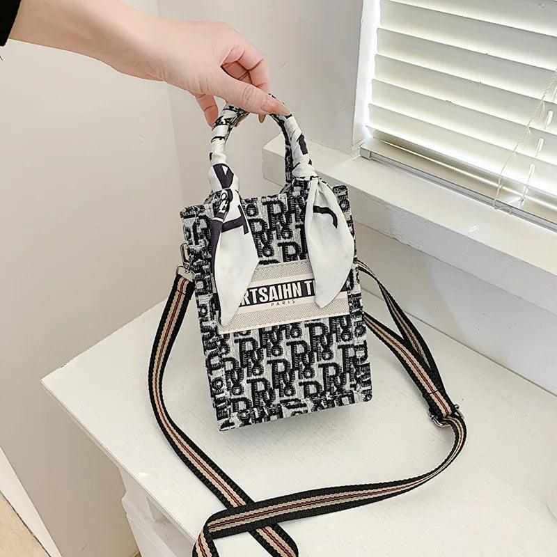 Carauana CARTSAIHN TDAE Canvas Tote Handbag | Floral Embroidery | Free Tracked Shipping | Christmas Birthday Gift Travel Accessories Carauana Store