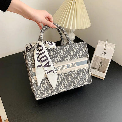 Carauana CARTSAIHN TDAE Canvas Tote Handbag | Floral Embroidery | Free Tracked Shipping | Christmas Birthday Gift Travel Accessories Carauana Store