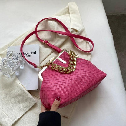 Carauana UNIU SILVER GOLD Knitted Crossbody Bag | Fashion Satchel | NEW 2024 Collection Carauana Store