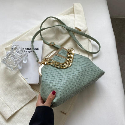 Carauana UNIU SILVER GOLD Knitted Crossbody Bag | Fashion Satchel | NEW 2024 Collection Carauana Store