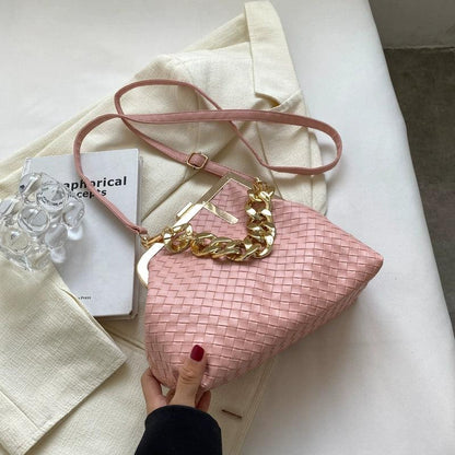 Carauana UNIU SILVER GOLD Knitted Crossbody Bag | Fashion Satchel | NEW 2024 Collection Carauana Store