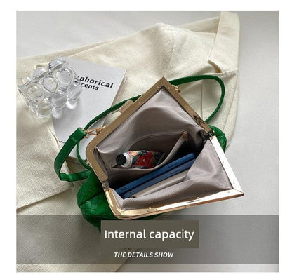 Carauana UNIU SILVER GOLD Knitted Crossbody Bag | Fashion Satchel | NEW 2024 Collection Carauana Store