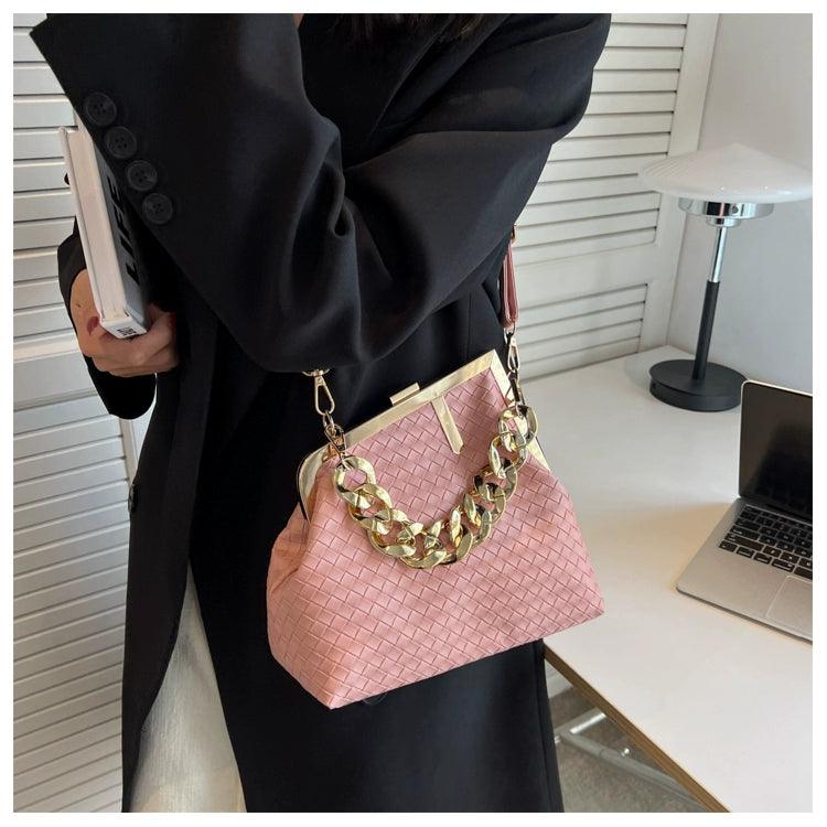 Carauana UNIU SILVER GOLD Knitted Crossbody Bag | Fashion Satchel | NEW 2024 Collection Carauana Store