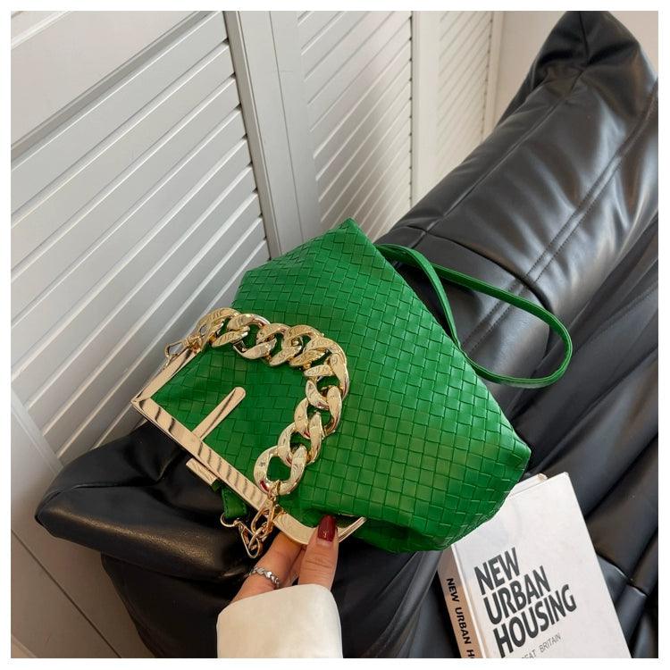 Carauana UNIU SILVER GOLD Knitted Crossbody Bag | Fashion Satchel | NEW 2024 Collection Carauana Store