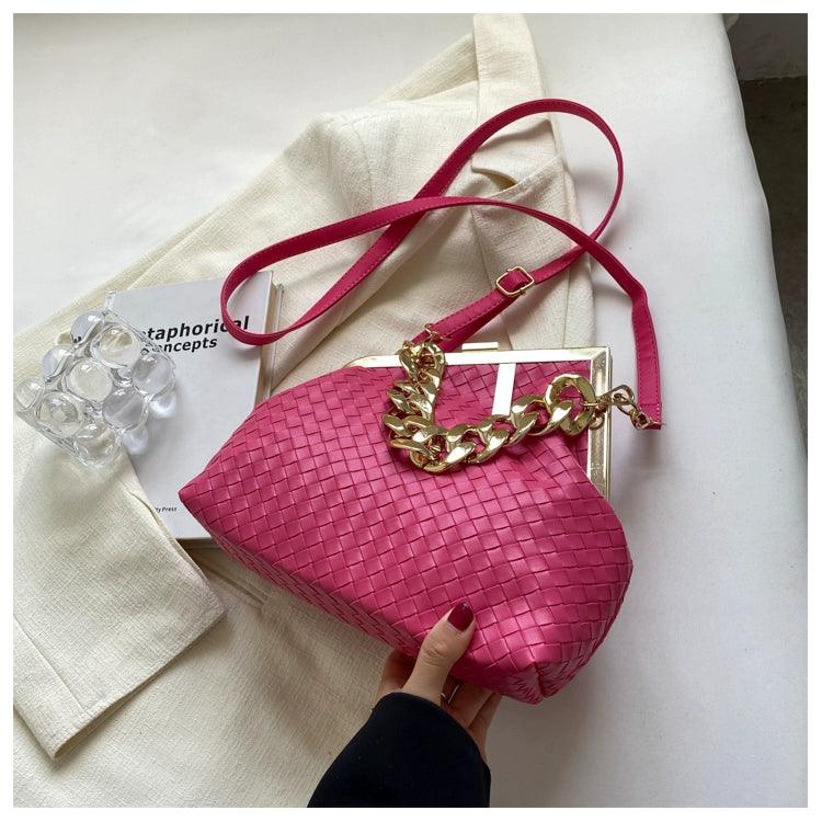 Carauana UNIU SILVER GOLD Knitted Crossbody Bag | Fashion Satchel | NEW 2024 Collection Carauana Store