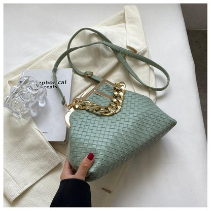 Carauana UNIU SILVER GOLD Knitted Crossbody Bag | Fashion Satchel | NEW 2024 Collection Carauana Store