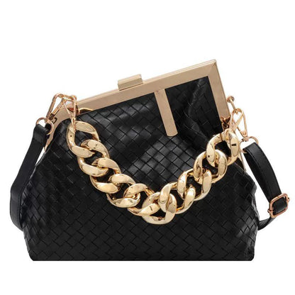 Carauana UNIU SILVER GOLD Knitted Crossbody Bag | Fashion Satchel | NEW 2024 Collection Carauana Store