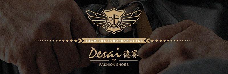 DESAI Monk Strap Slip on Genuine Leather Business Handmade Dress Brogue with Buckle Carauana Store