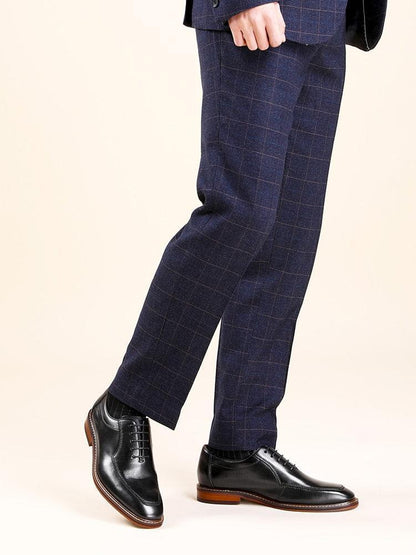 Desai Men Dress Shoes Oxfords Genuine Leather Italian Formal Shoes Carauana Store