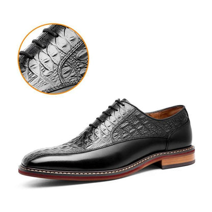 Desai Men Dress Shoes Oxfords Genuine Leather Italian Formal Shoes Carauana Store