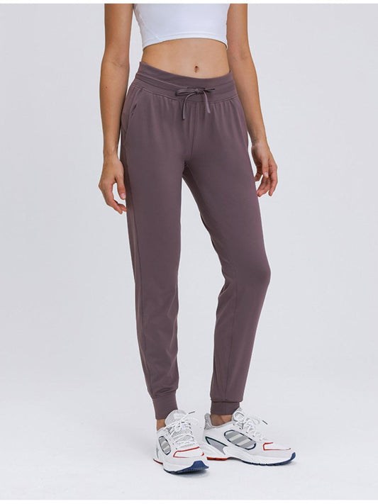 Double Take Tied Joggers with Pockets Carauana Store