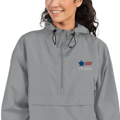 Embroidered Champion Packable Jacket Carauana Store