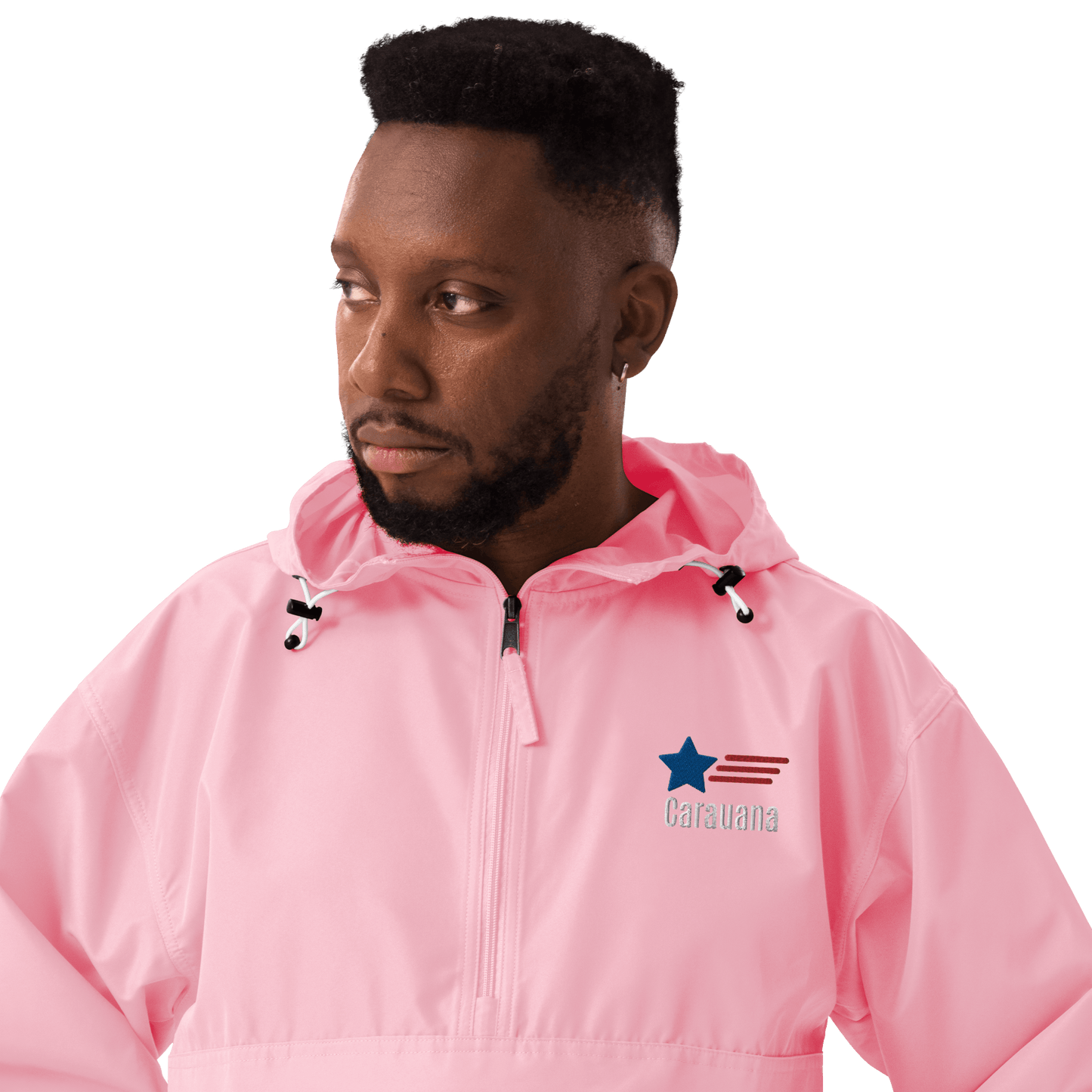 Embroidered Champion Packable Jacket Carauana Store