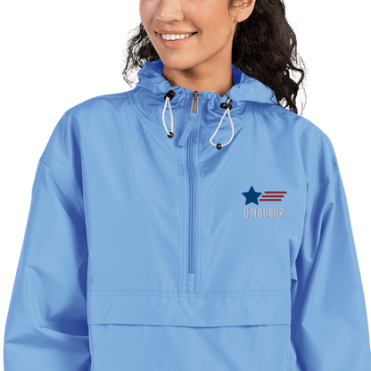 Embroidered Champion Packable Jacket Carauana Store