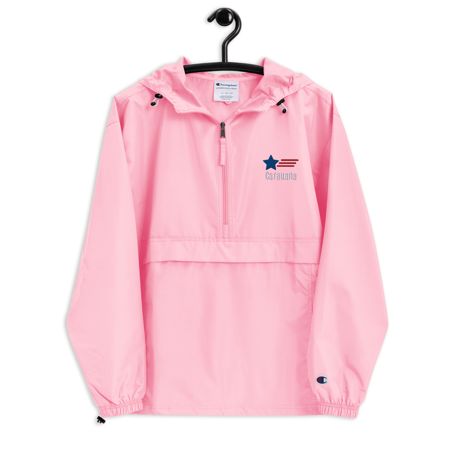 Embroidered Champion Packable Jacket Carauana Store