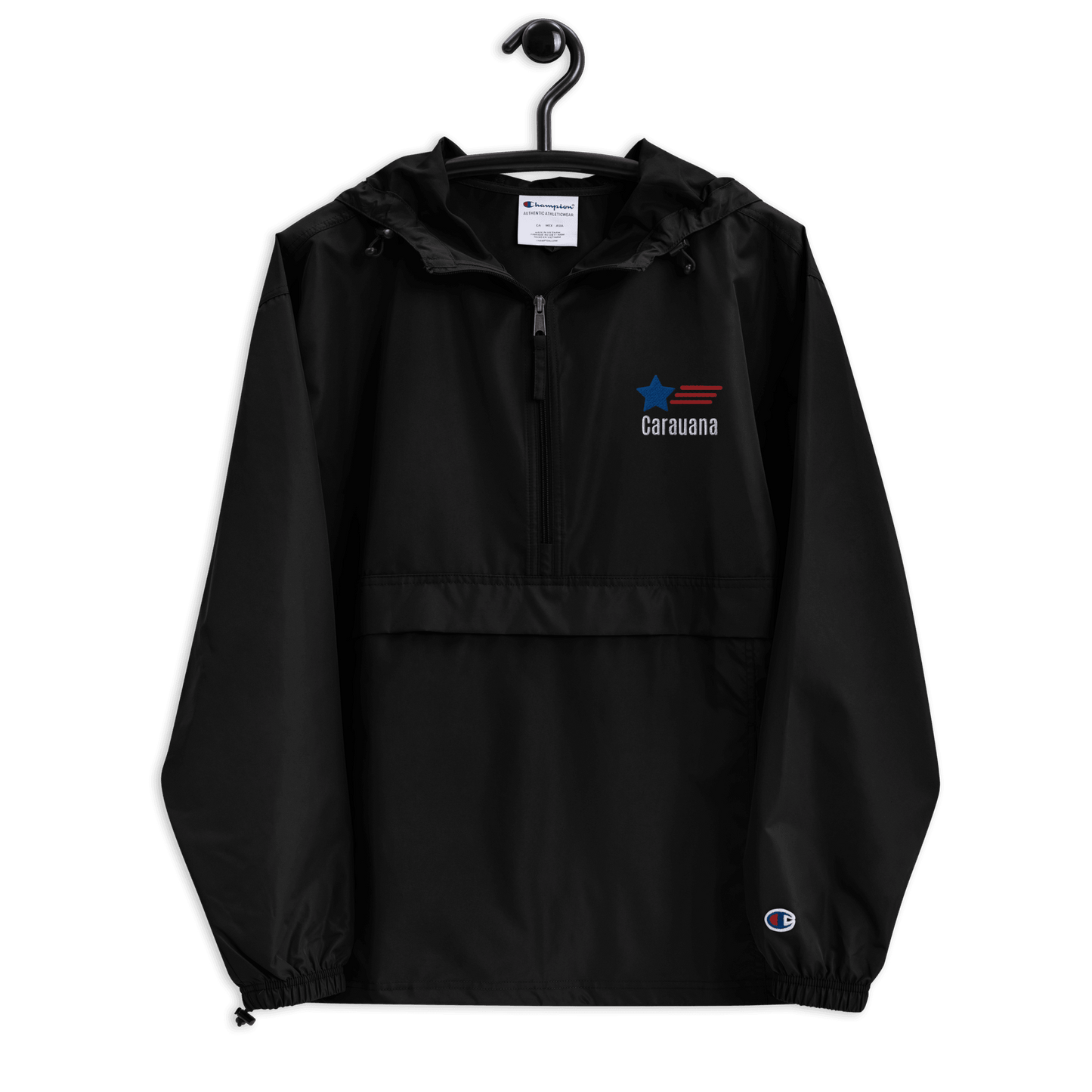 Embroidered Champion Packable Jacket Carauana Store