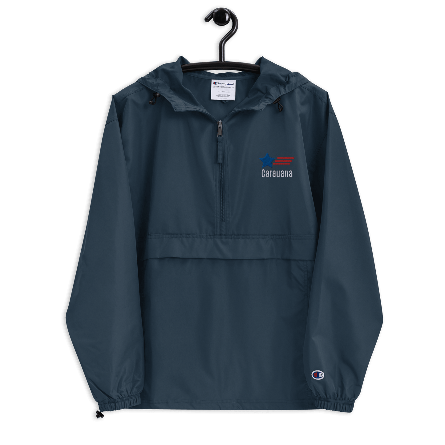 Embroidered Champion Packable Jacket Carauana Store