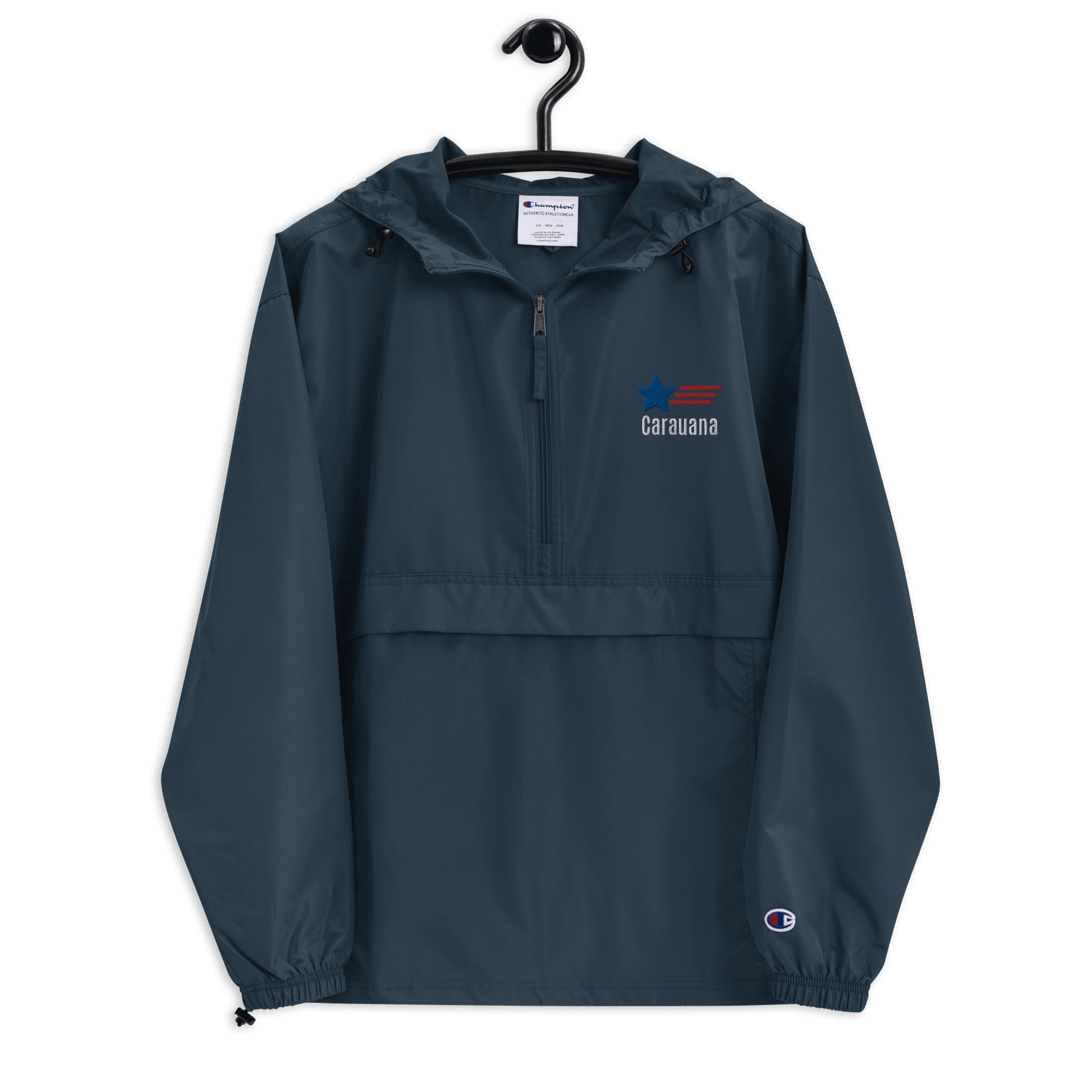 Embroidered Champion Packable Jacket Carauana Store