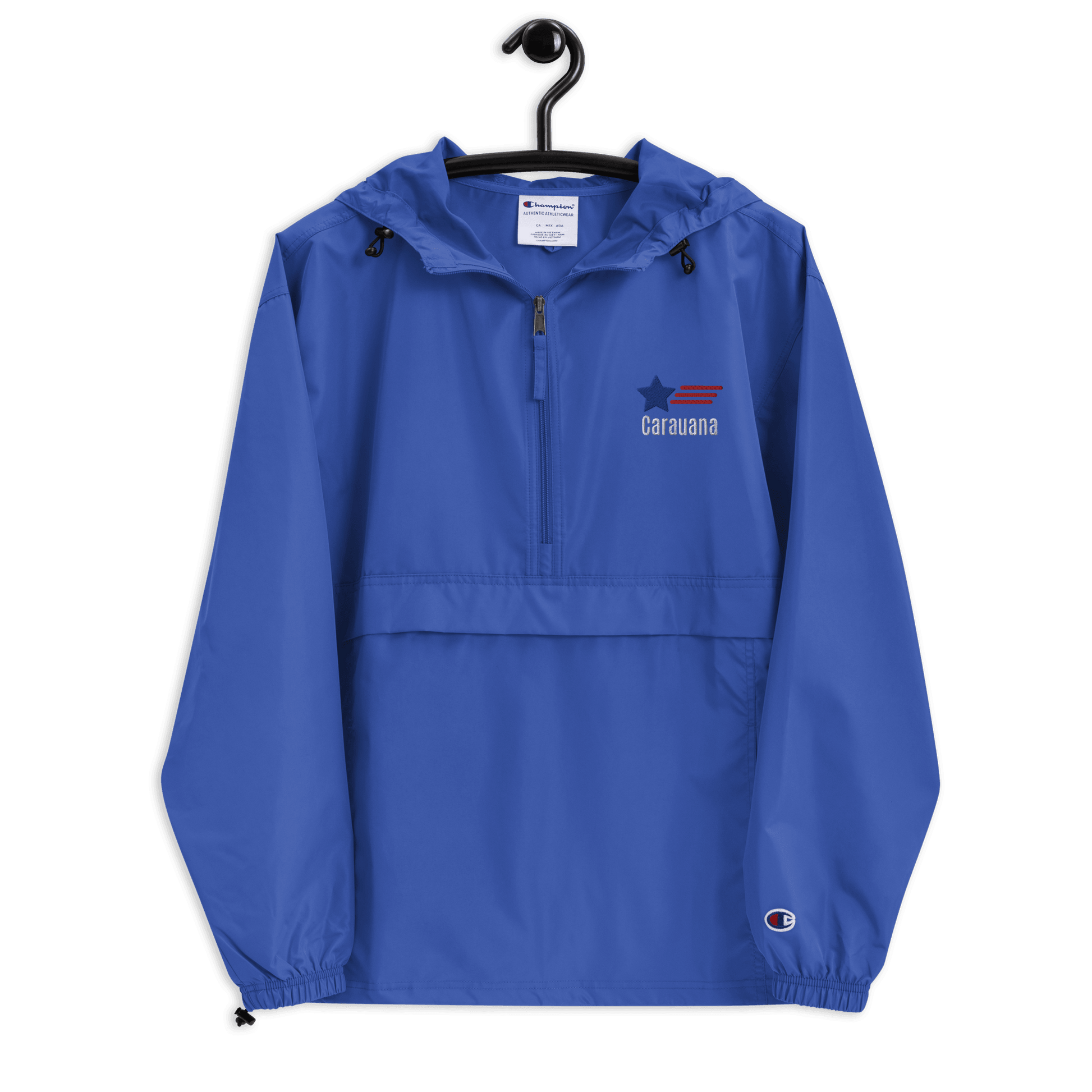 Embroidered Champion Packable Jacket Carauana Store