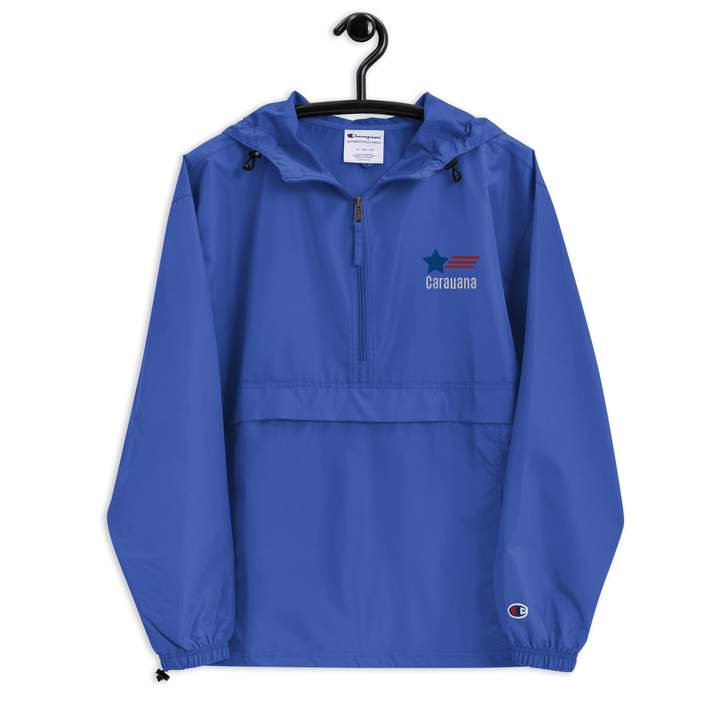 Embroidered Champion Packable Jacket Carauana Store