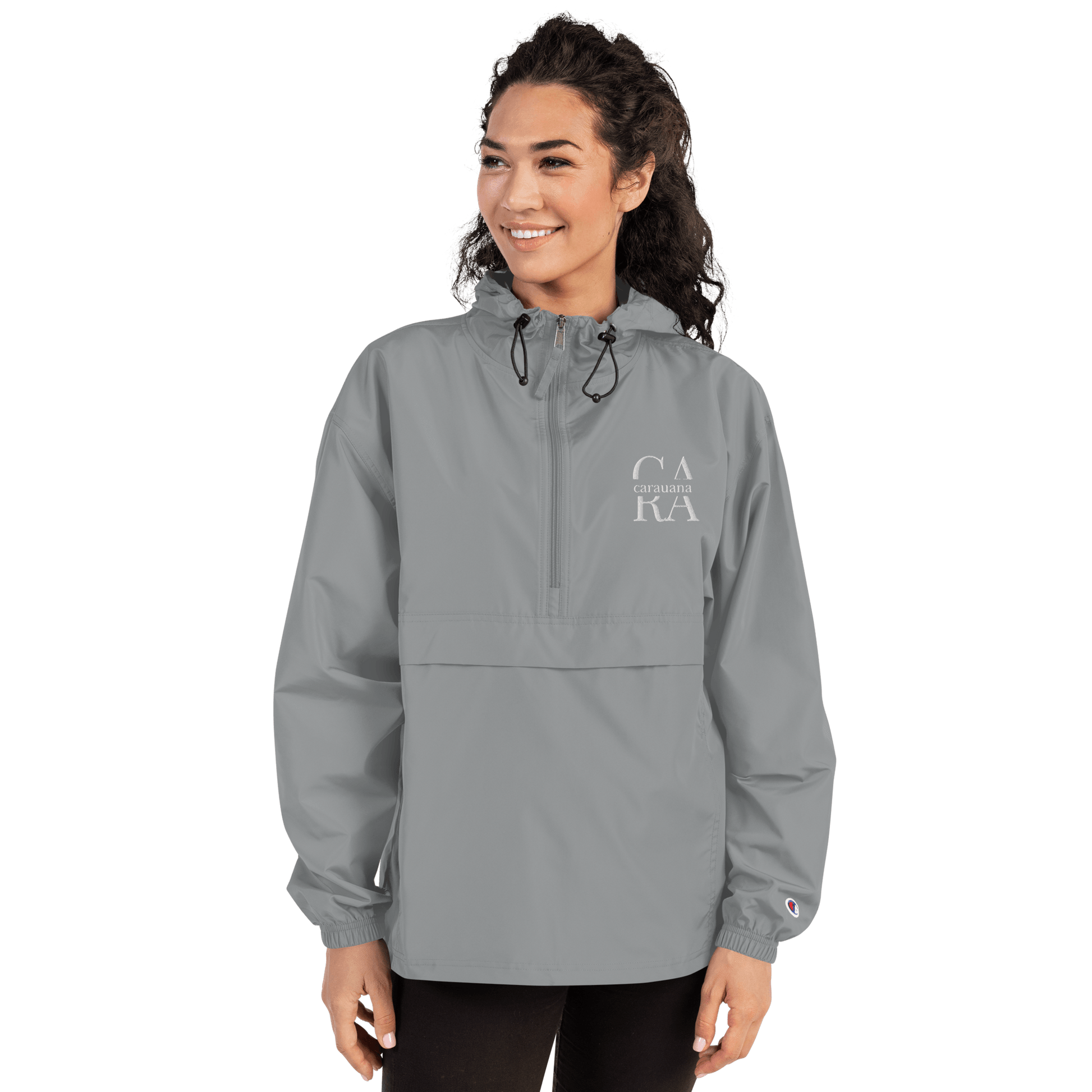 Embroidered Champion Packable Jacket Carauana Store