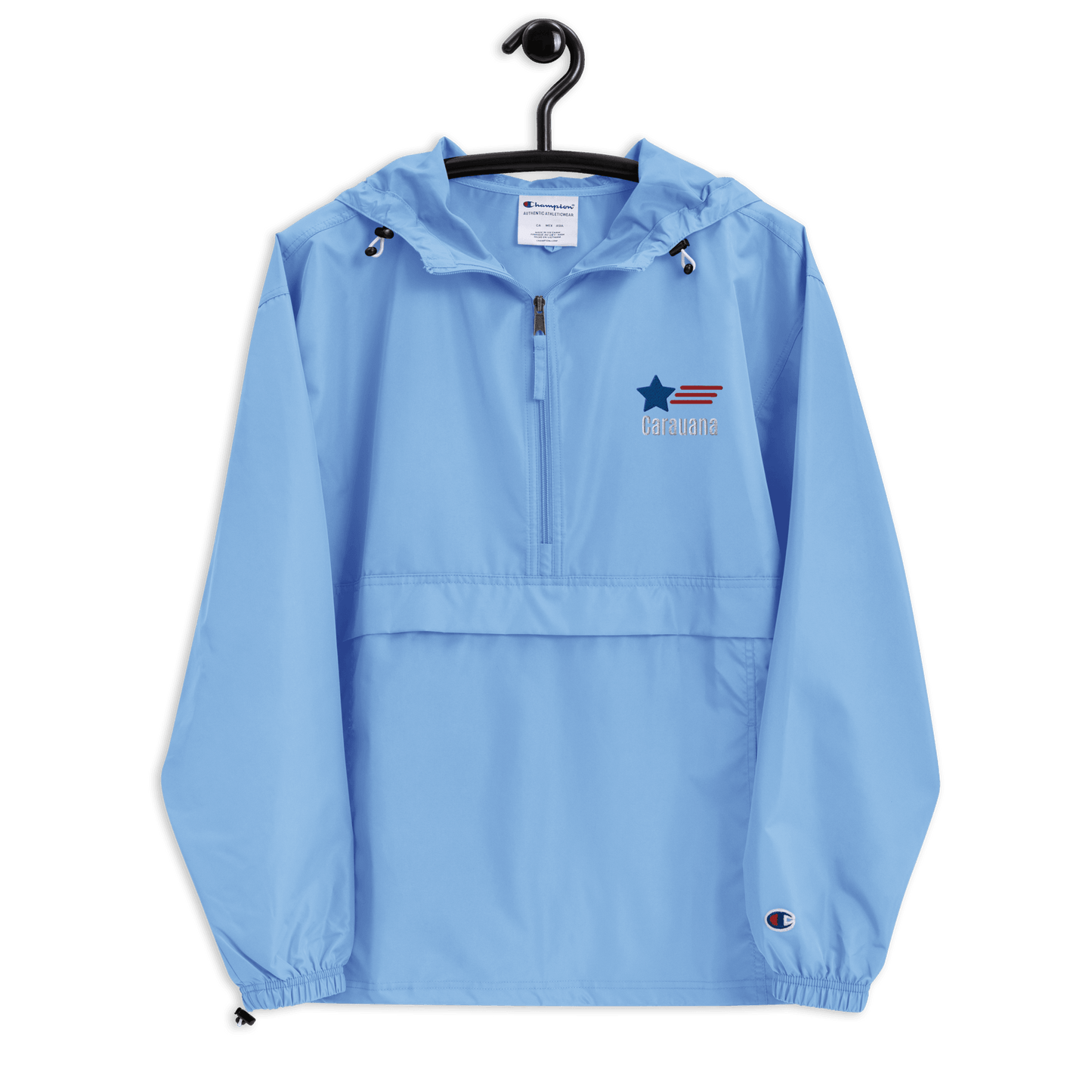 Embroidered Champion Packable Jacket Carauana Store