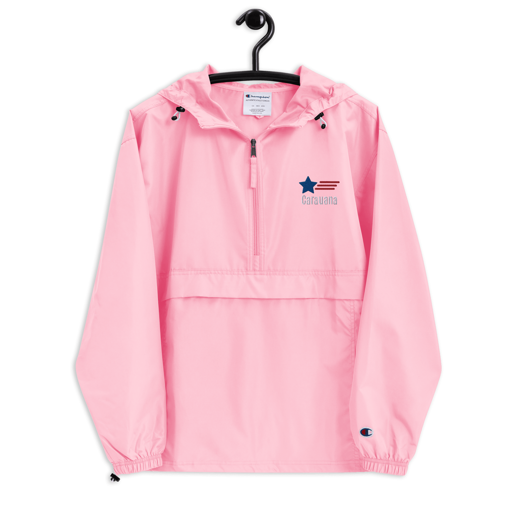 Embroidered Champion Packable Jacket Carauana Store