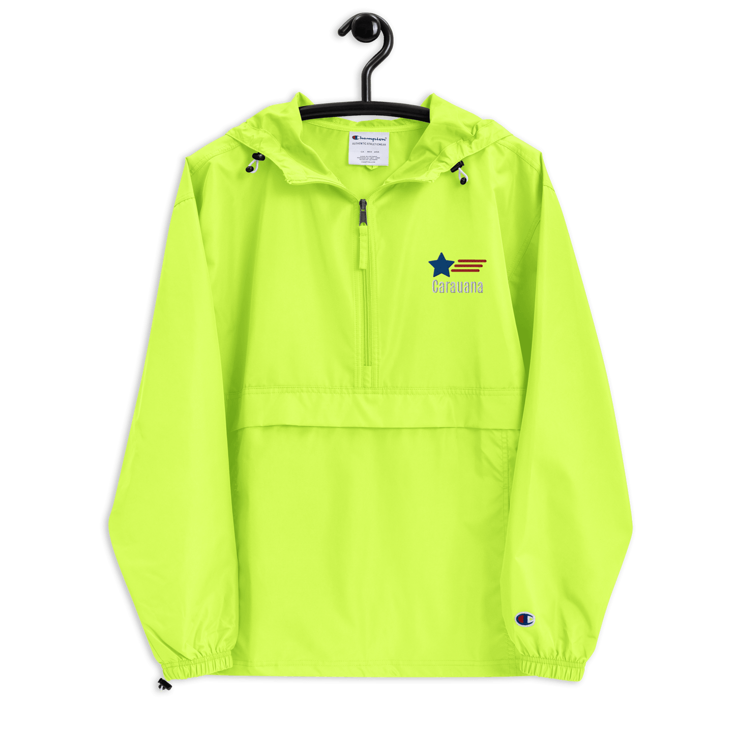 Embroidered Champion Packable Jacket Carauana Store