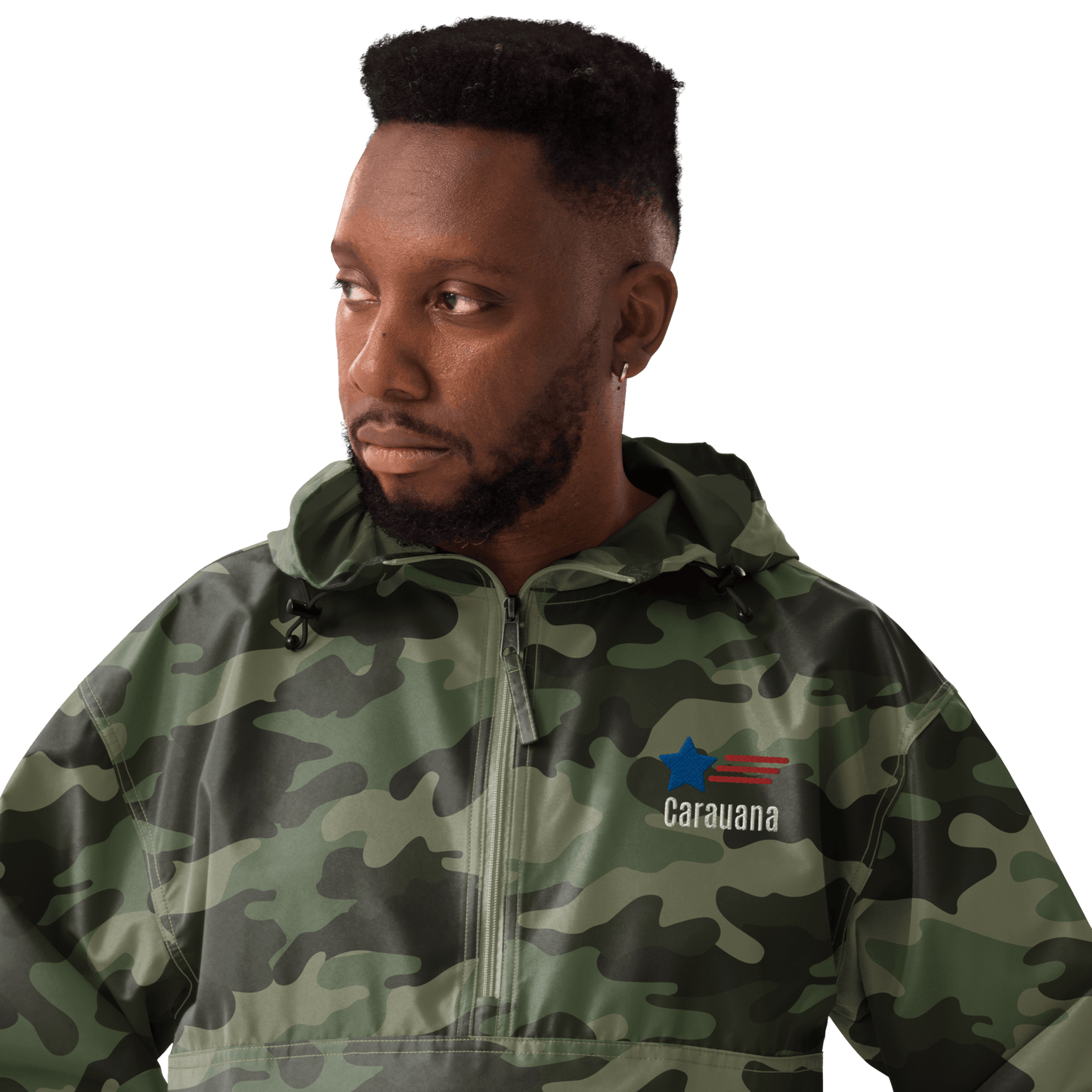 Embroidered Champion Packable Jacket Carauana Store