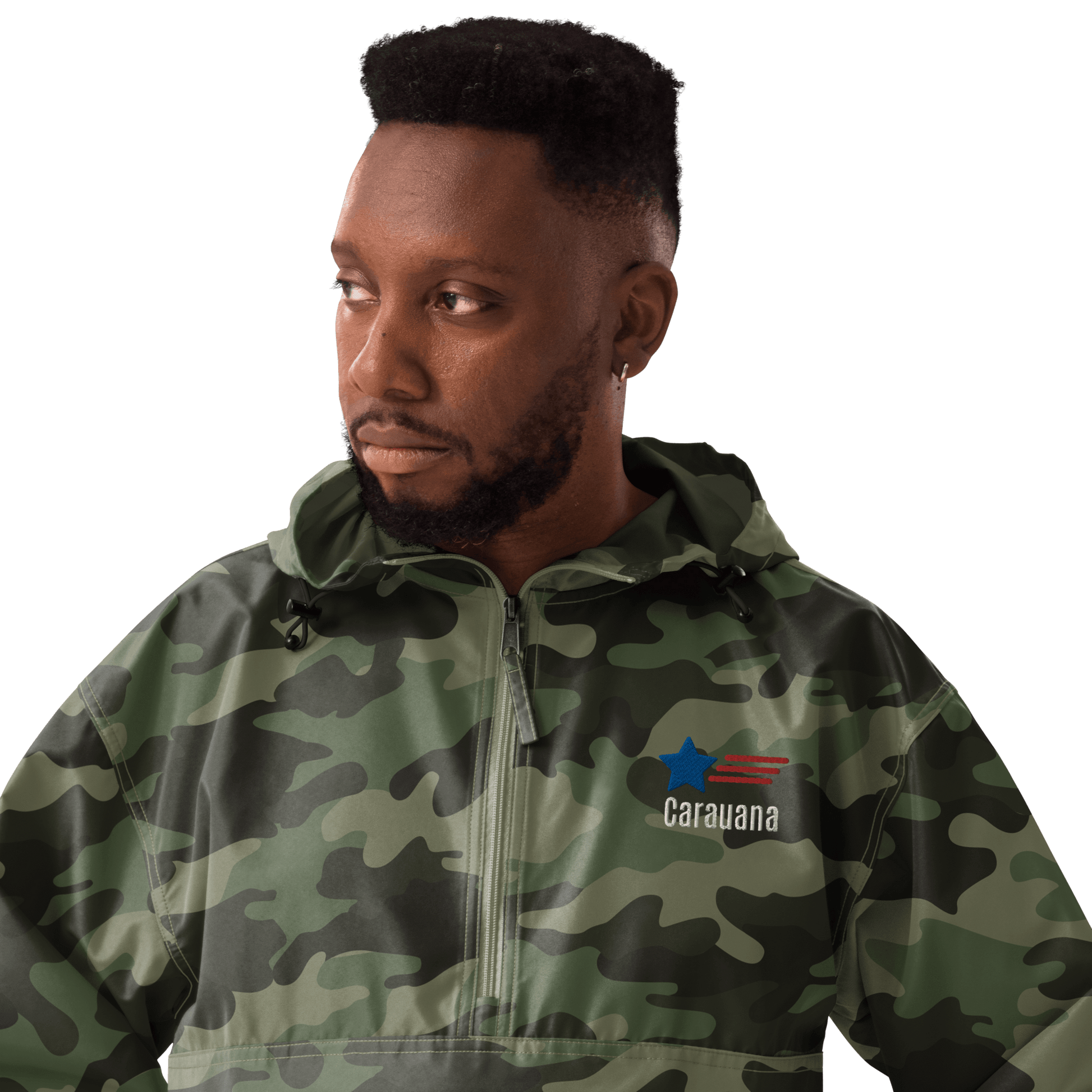 Embroidered Champion Packable Jacket Carauana Store