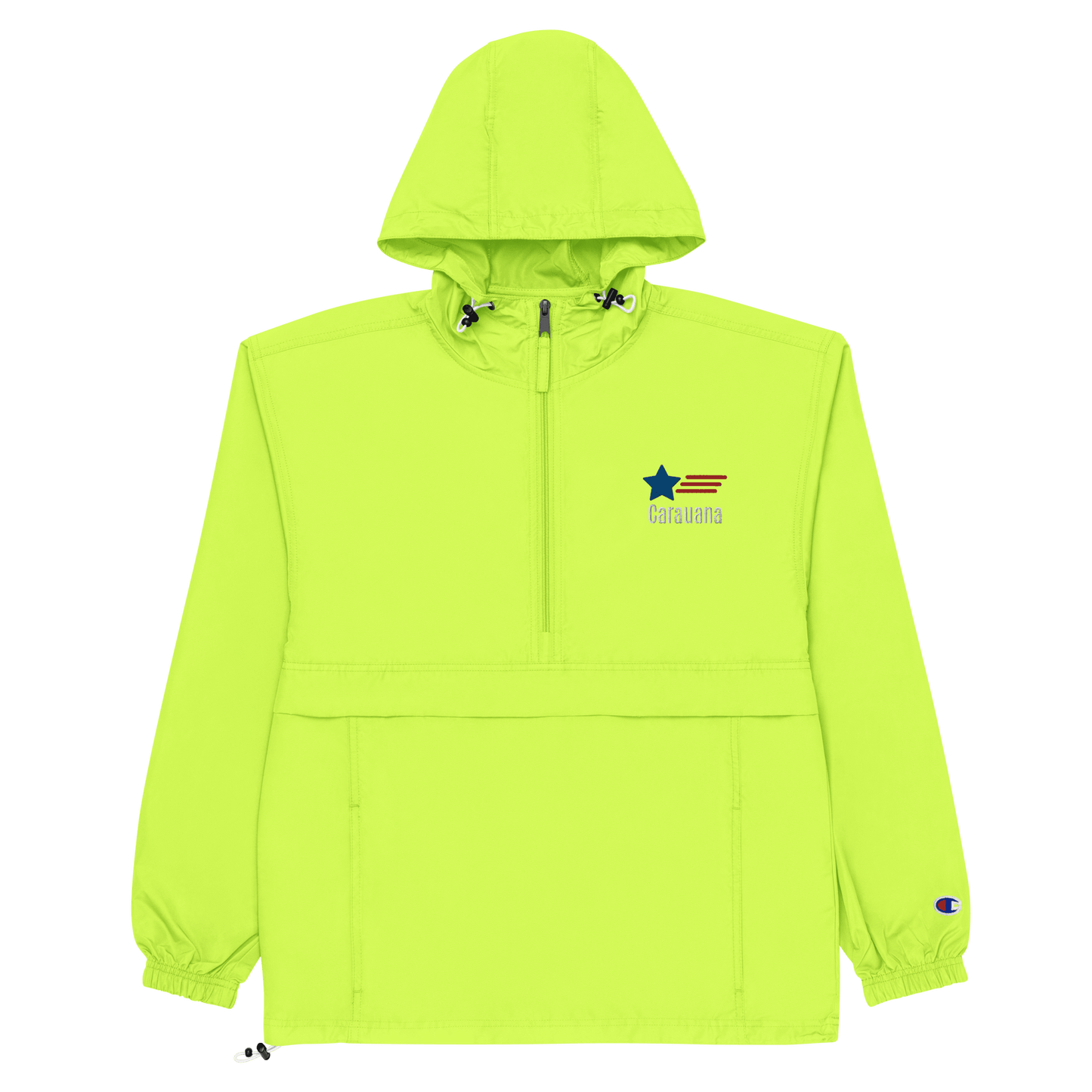 Embroidered Champion Packable Jacket Carauana Store