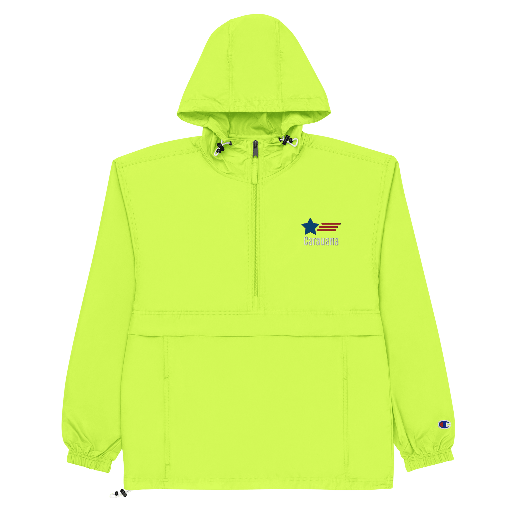 Embroidered Champion Packable Jacket Carauana Store
