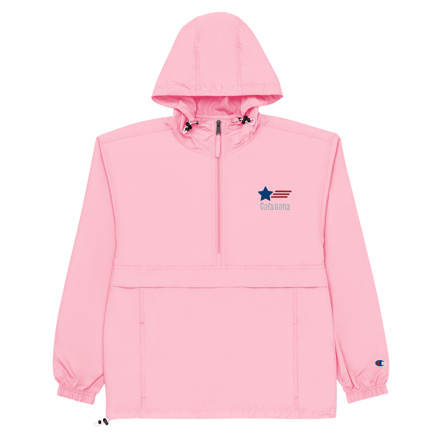 Embroidered Champion Packable Jacket Carauana Store