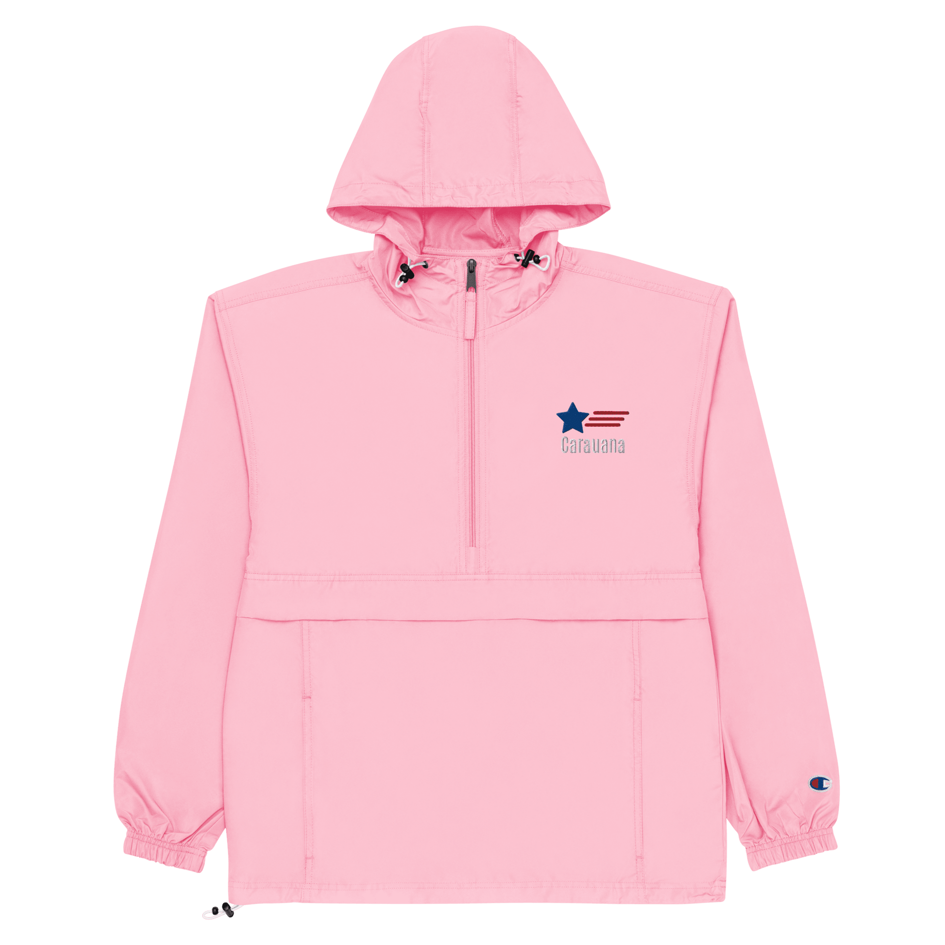Embroidered Champion Packable Jacket Carauana Store