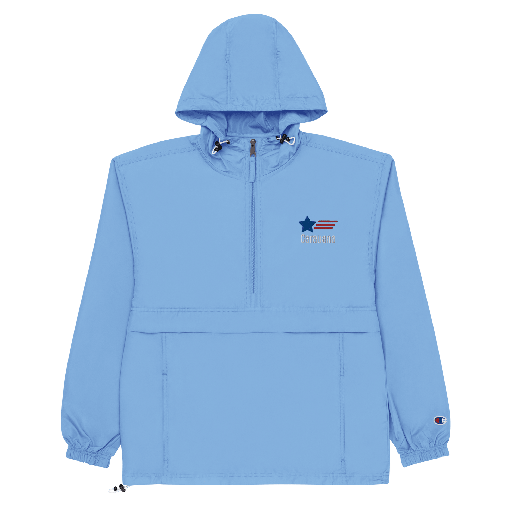 Embroidered Champion Packable Jacket Carauana Store