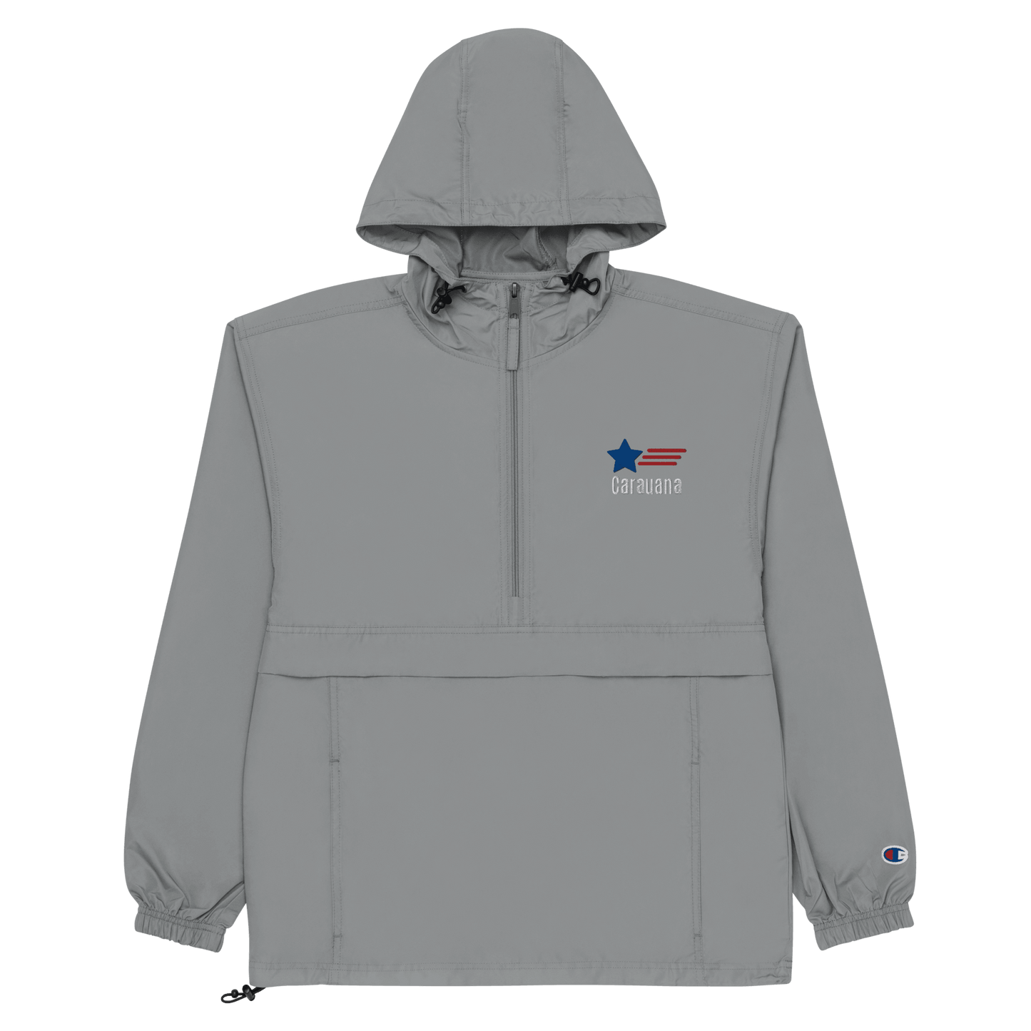 Embroidered Champion Packable Jacket Carauana Store