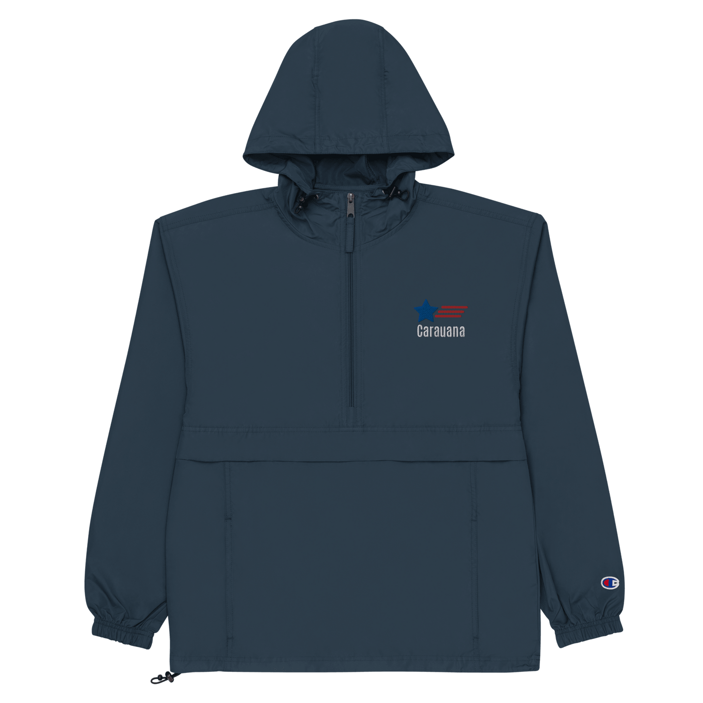Embroidered Champion Packable Jacket Carauana Store