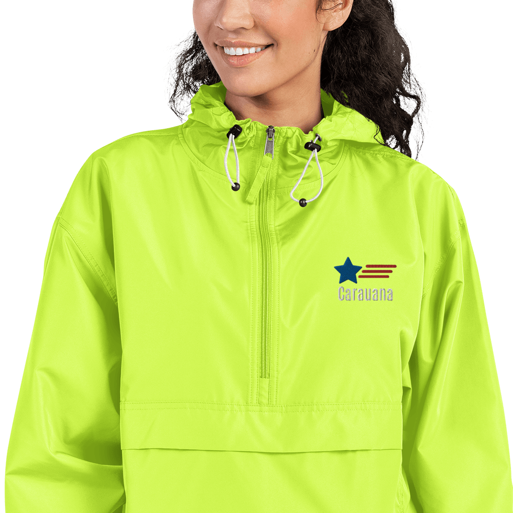 Embroidered Champion Packable Jacket Carauana Store