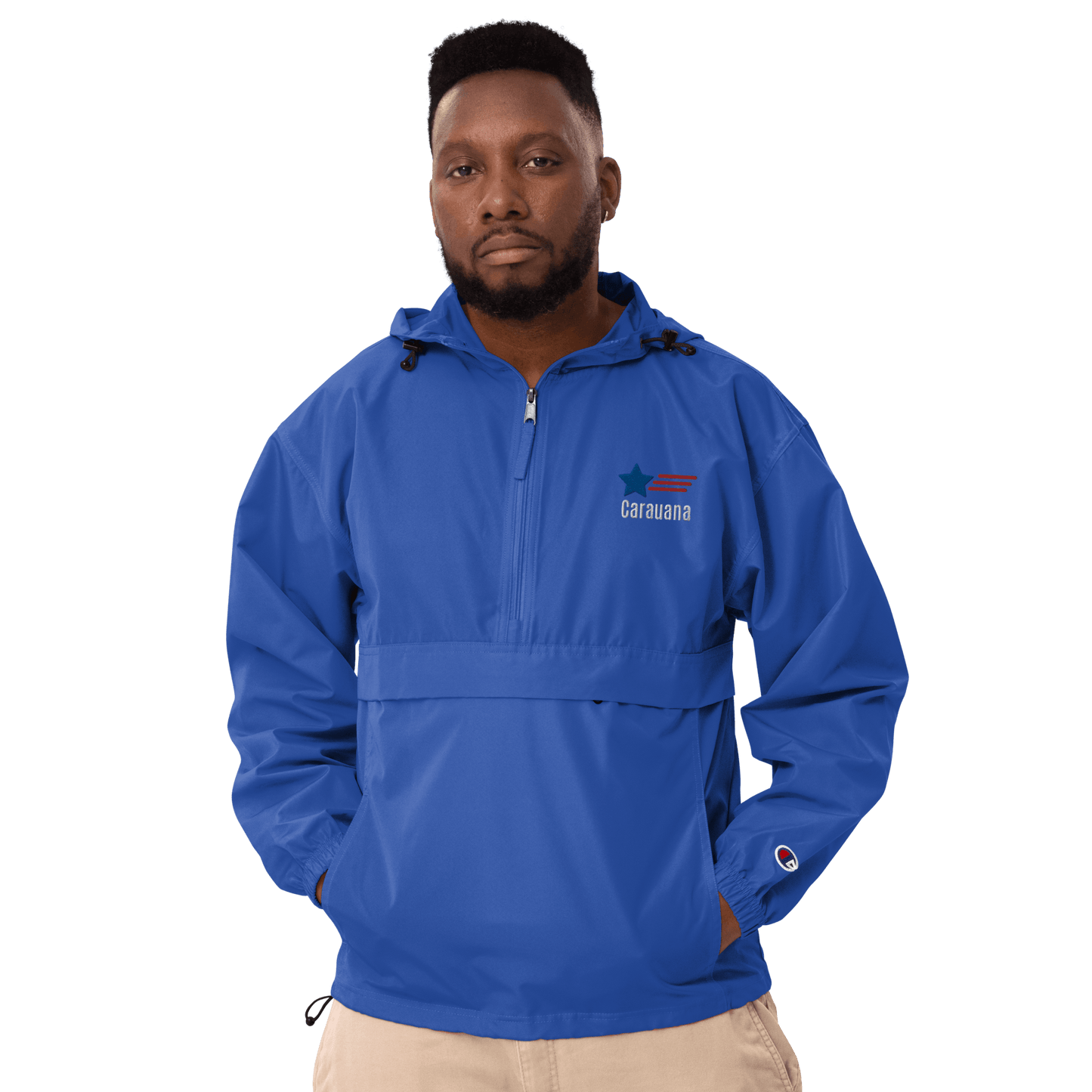 Embroidered Champion Packable Jacket Carauana Store